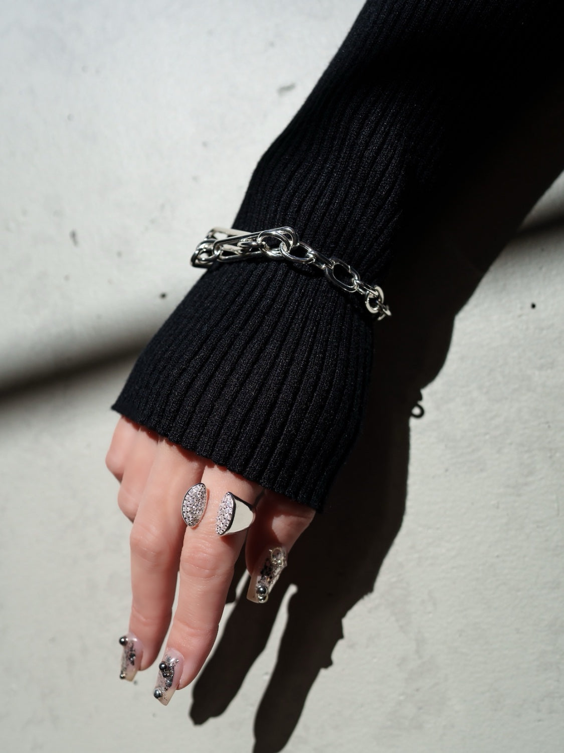 Twin Pavé Stone Ring