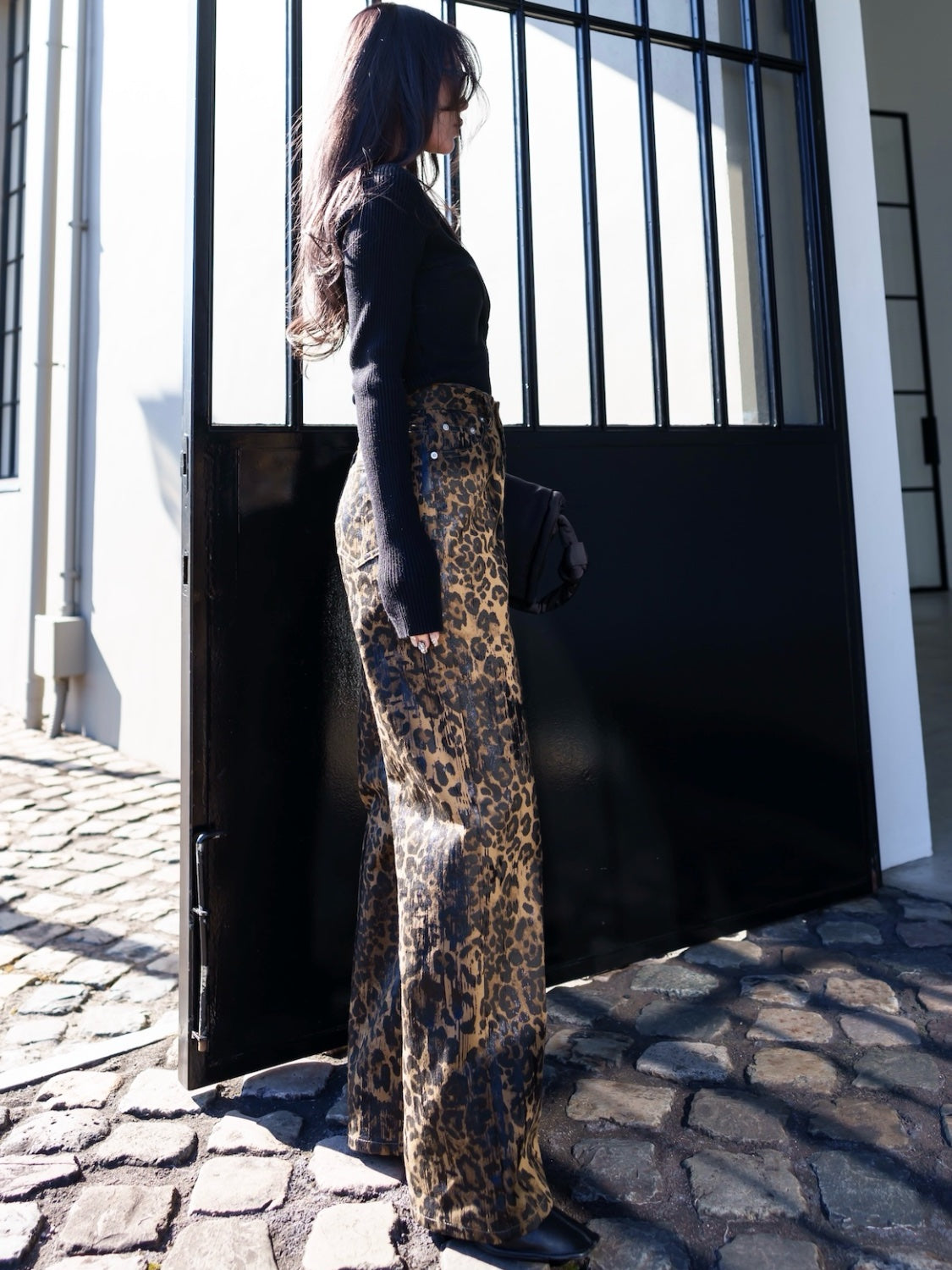 Shadow Paint Leopard Pants