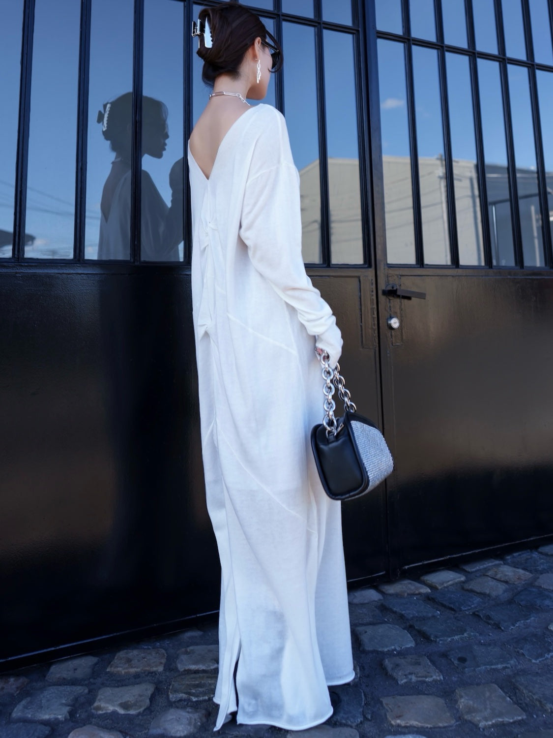 MODEL:159cm<br>COLOR:ホワイト