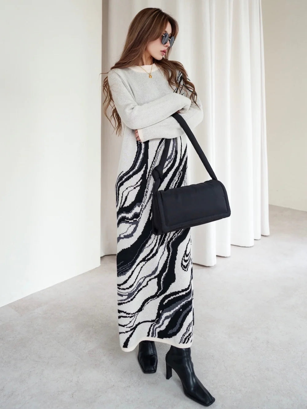 パファー Nylon ショルダーバッグ