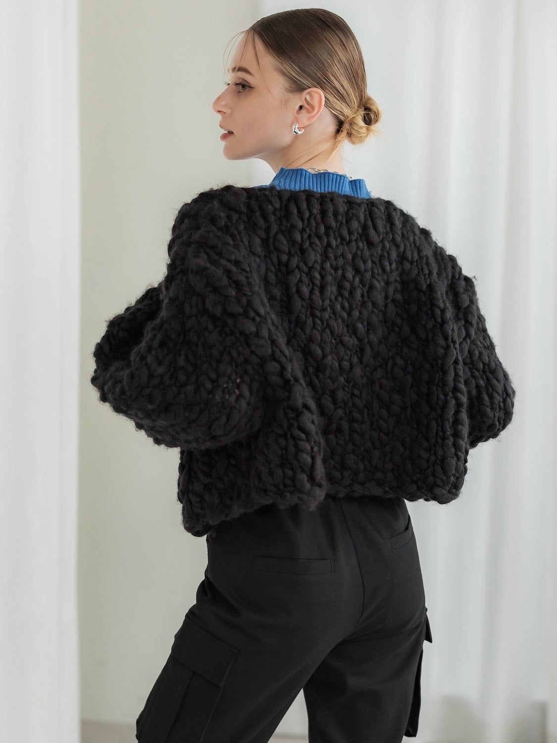 ビッグスラブ クロップド Cardigan