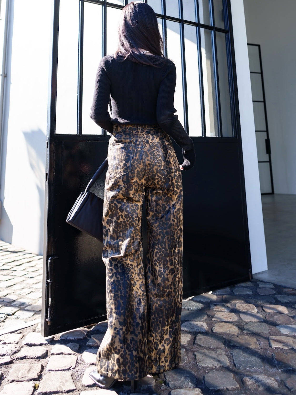 Shadow Paint Leopard Pants
