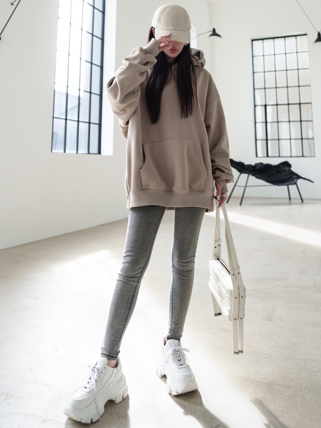 Stretch Gray Skinny