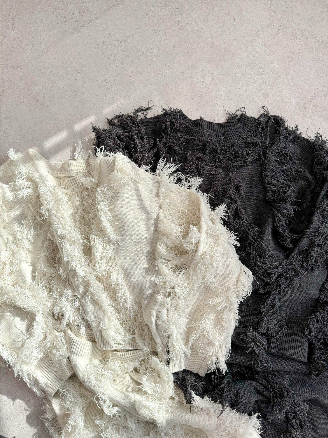 Wave Fringe Knit Setup