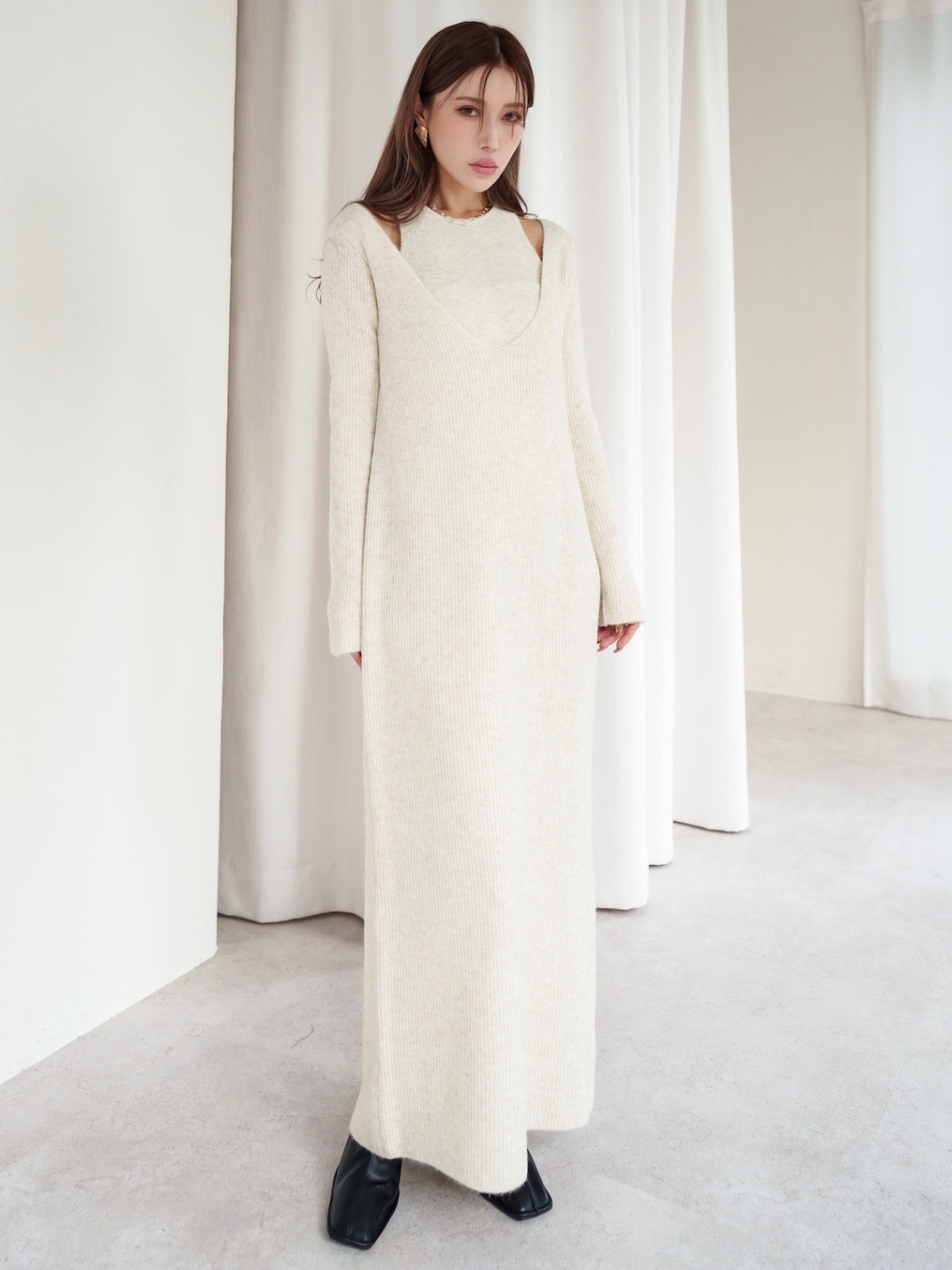 アメリカンスリーブ ニットセット OP