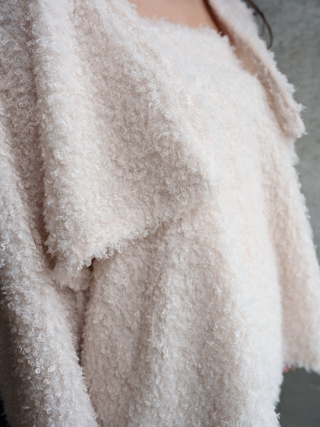 プードルシャギー キャミ&カーデ Set