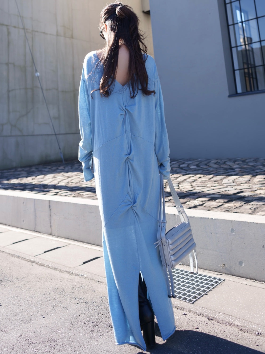 Twist Back Knit Dress