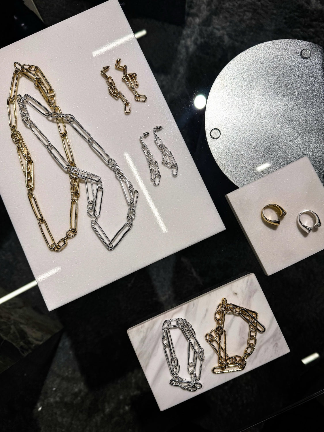 Twin Pavé Stone Ring