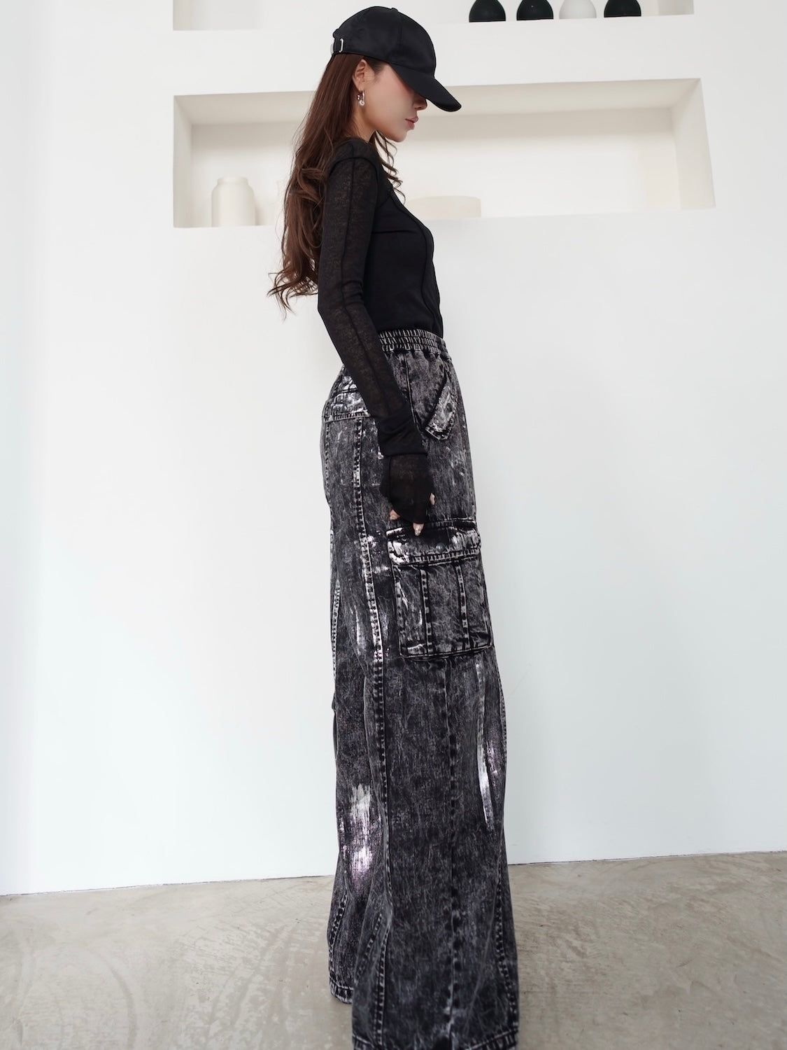 Ensemble-like cardigan and top