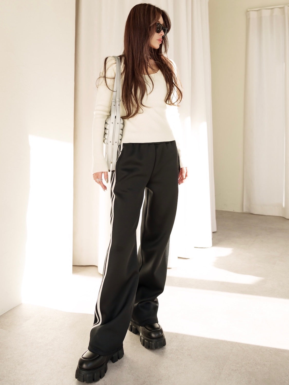 MODEL:159cm<br>COLOR:ブラック
