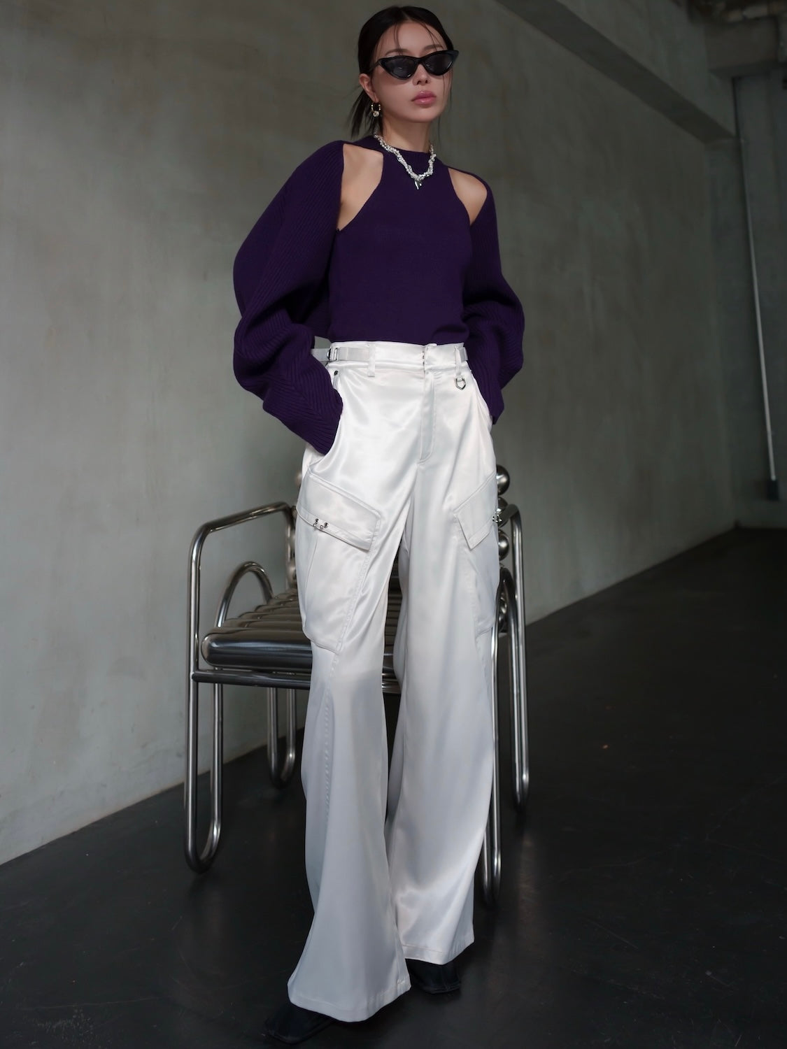 Bolero ドッキング ニット トップス