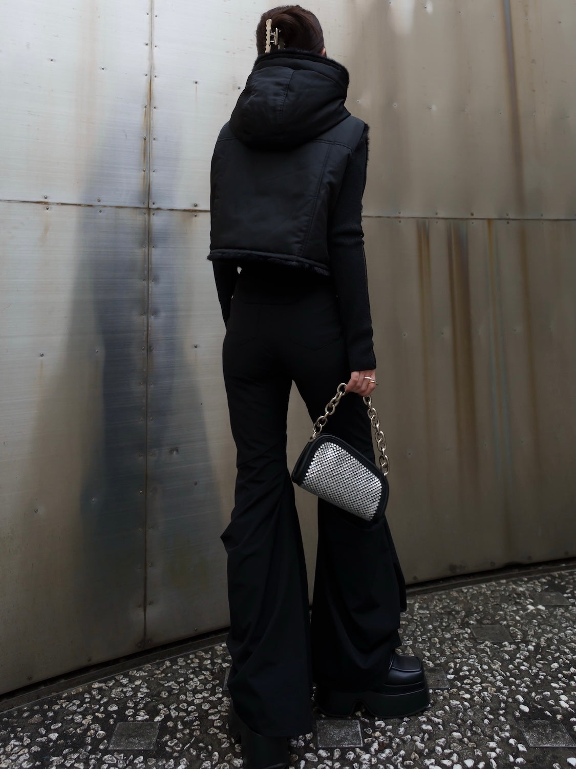 2Way リバーシブル ショート Fur ベスト