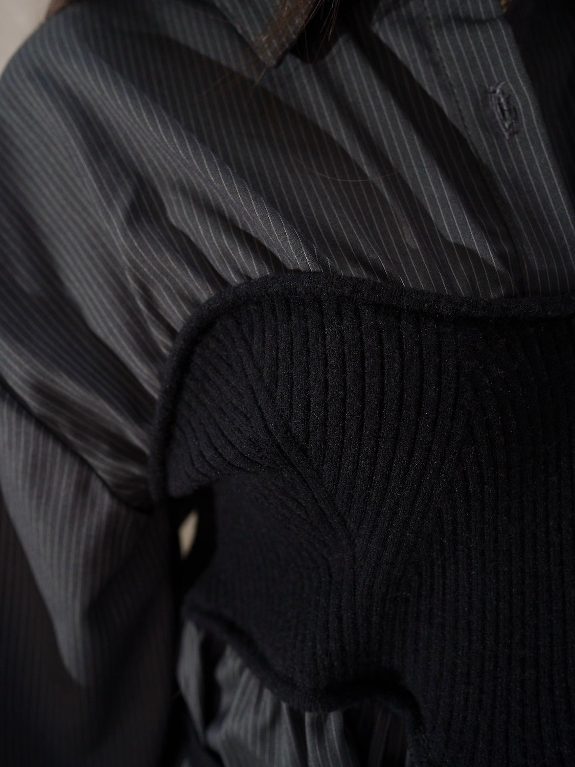 ドッキング KNITビスチェ シャツ