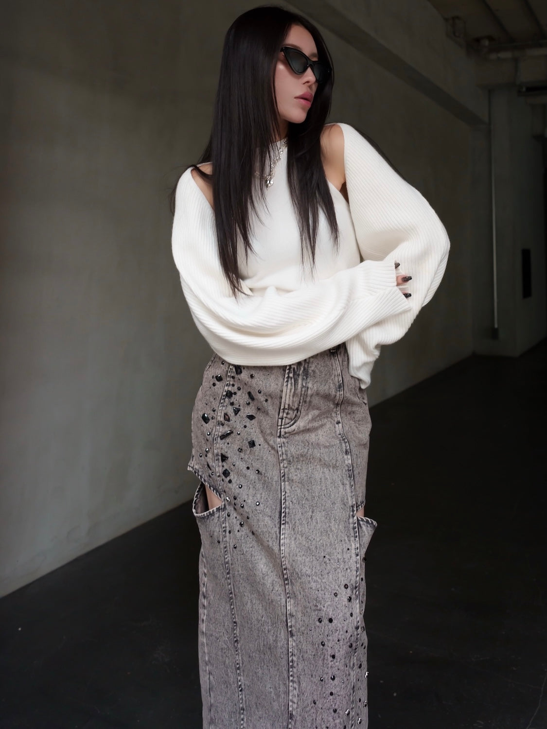 Bolero ドッキング ニット トップス