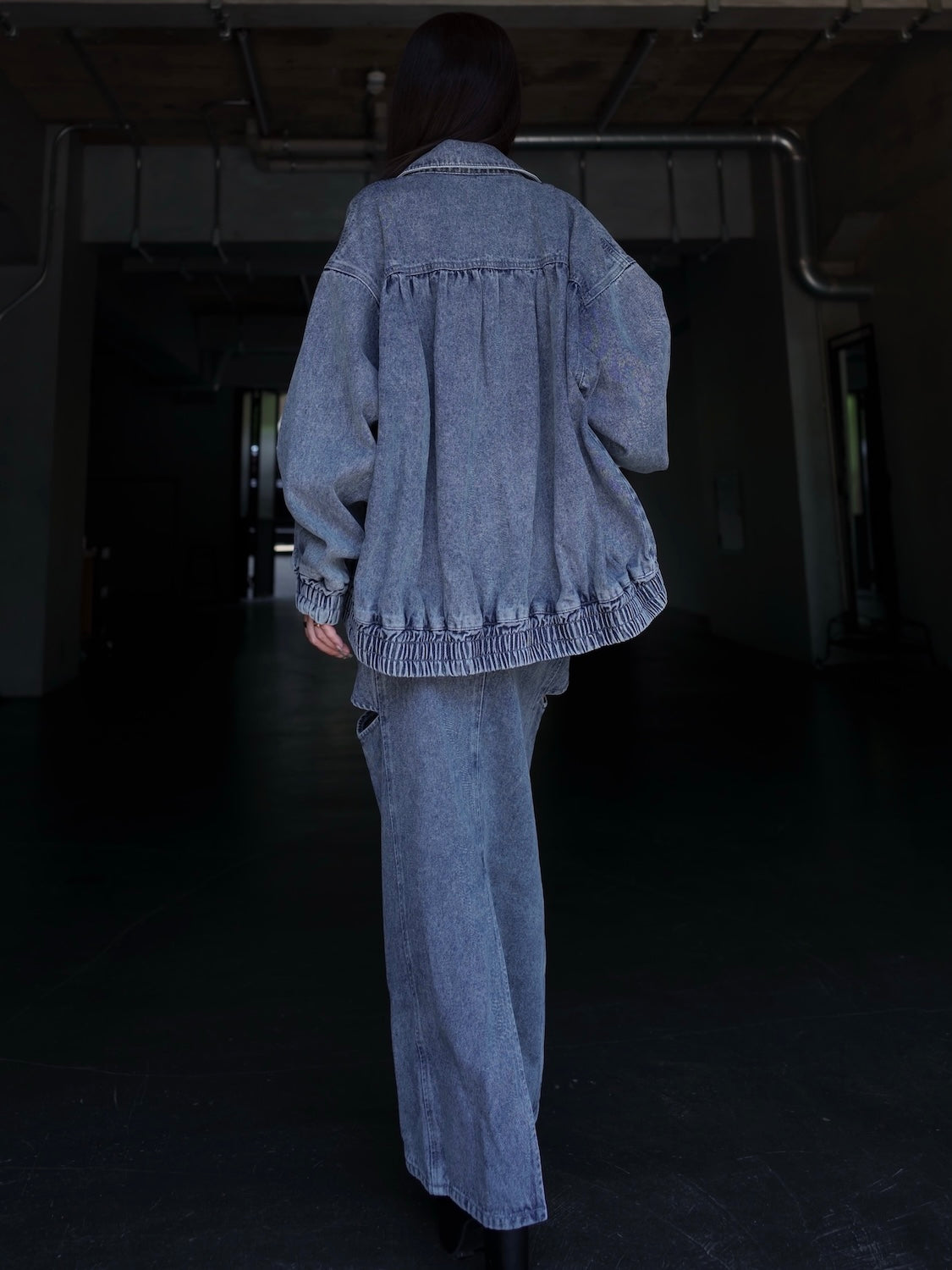 サイドホール DENIM スカート