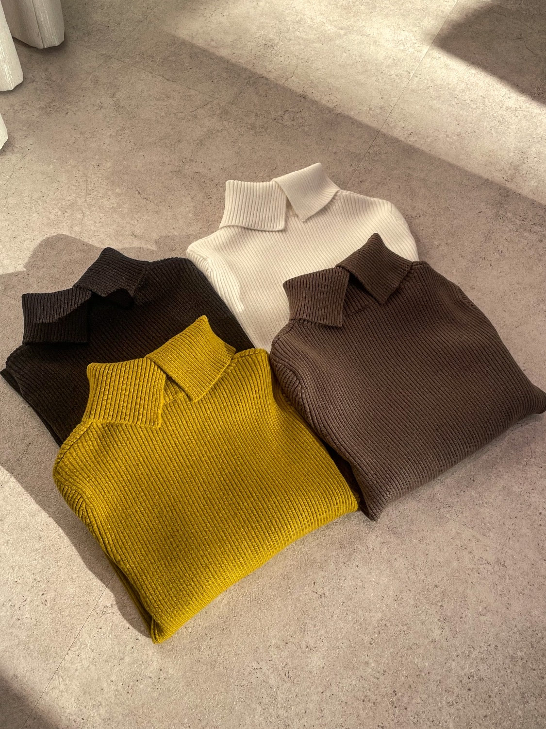 Slit Turtle Knit Top
