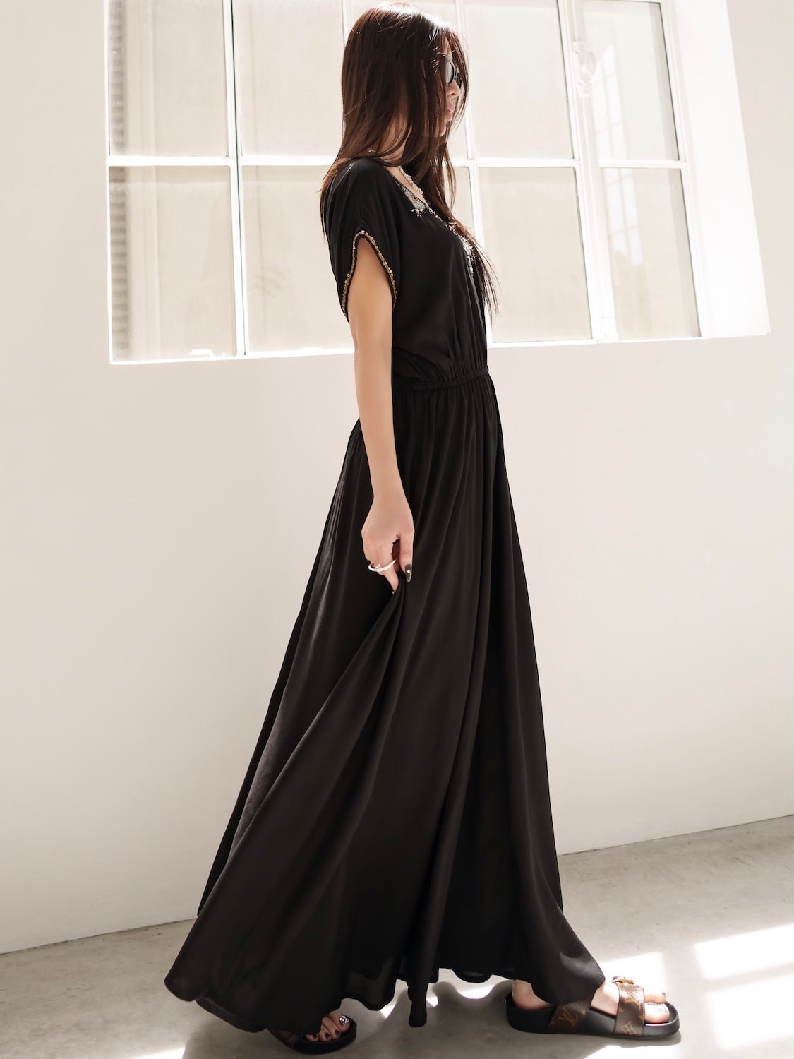 エンブロイダリー Rayon ワンピース