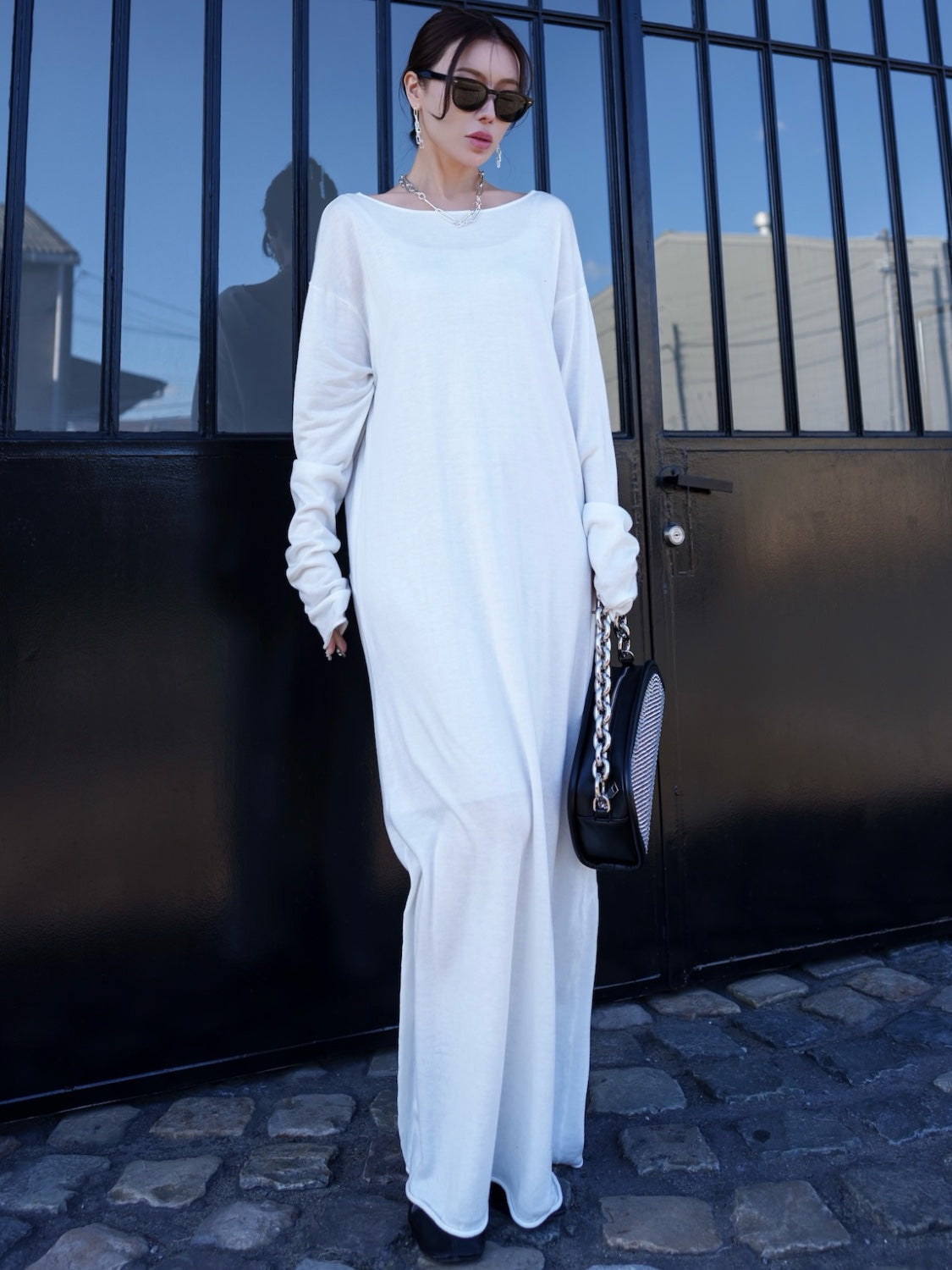 Twist Back Knit Dress