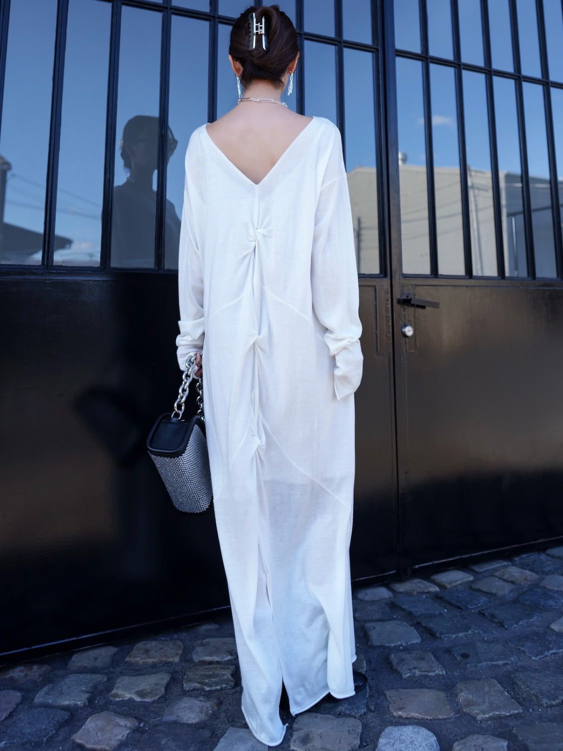 Twist Back Knit Dress