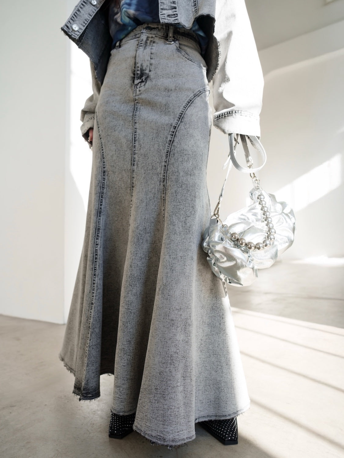 マーメイド DENIM スカート