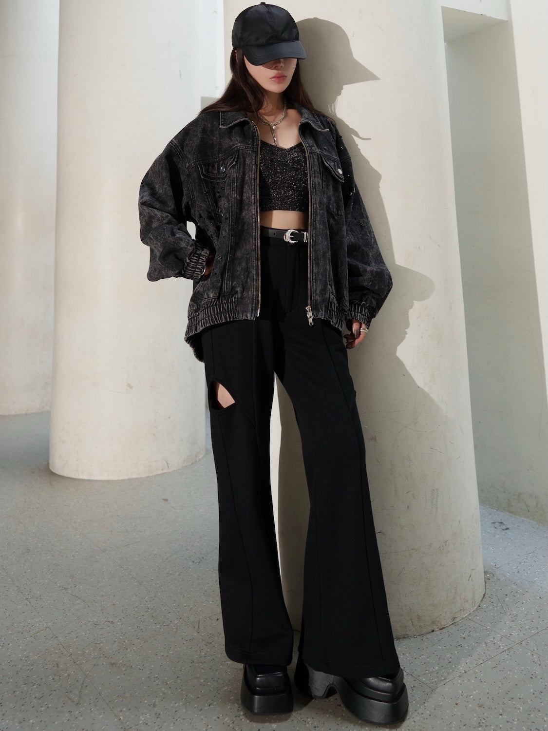 サイドホール Sweat スラックス