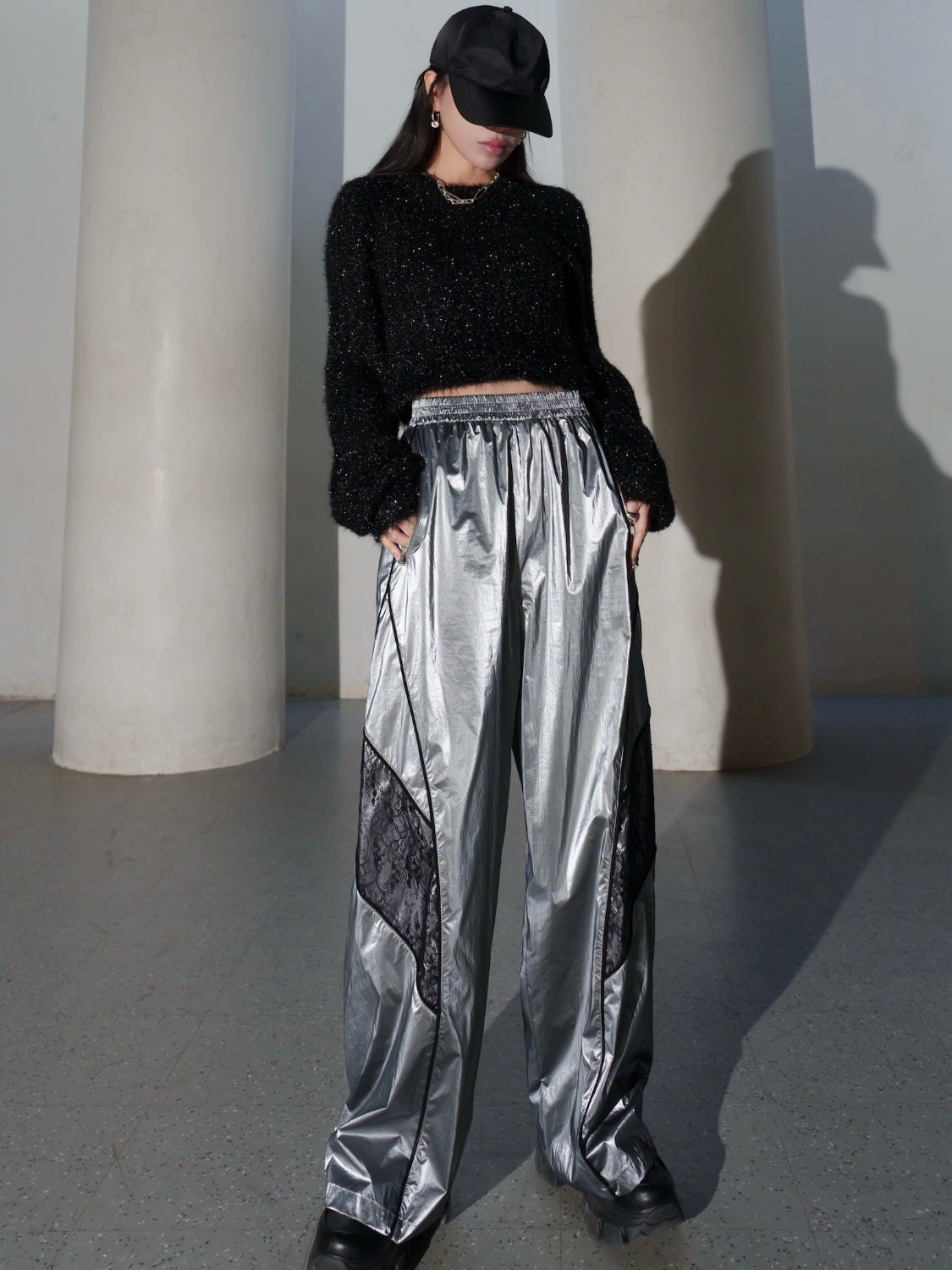 サイドレース Wide トラックパンツ