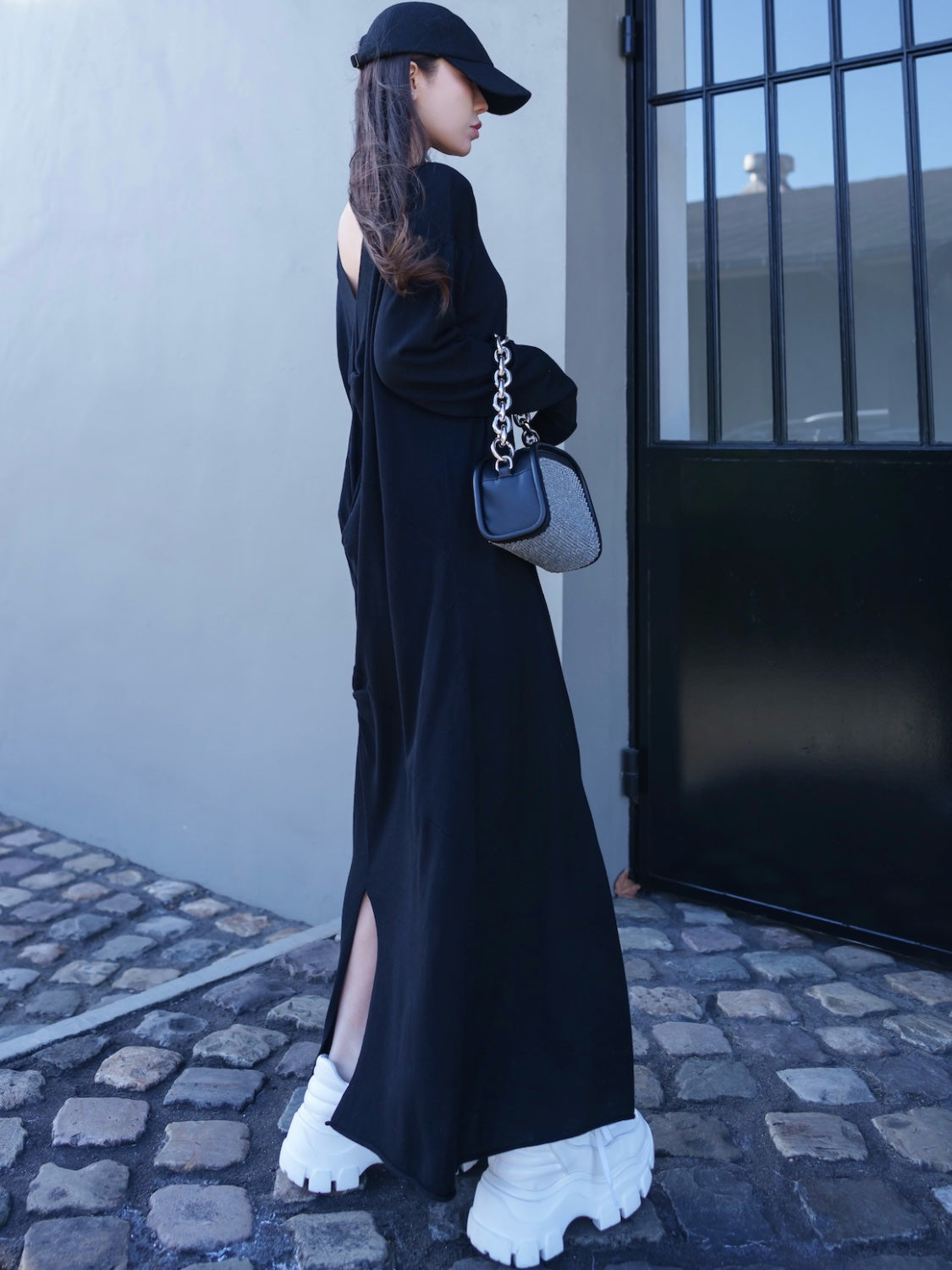 Twist Back Knit Dress