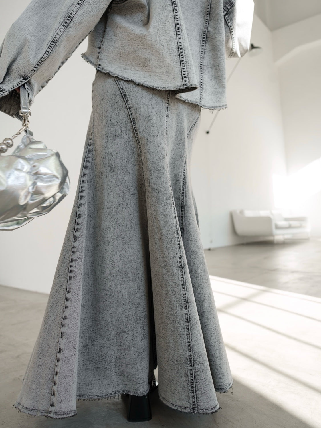 マーメイド DENIM スカート