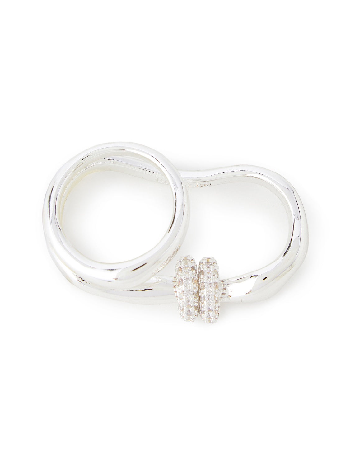 パヴェチャーム NUANCE Twin リング