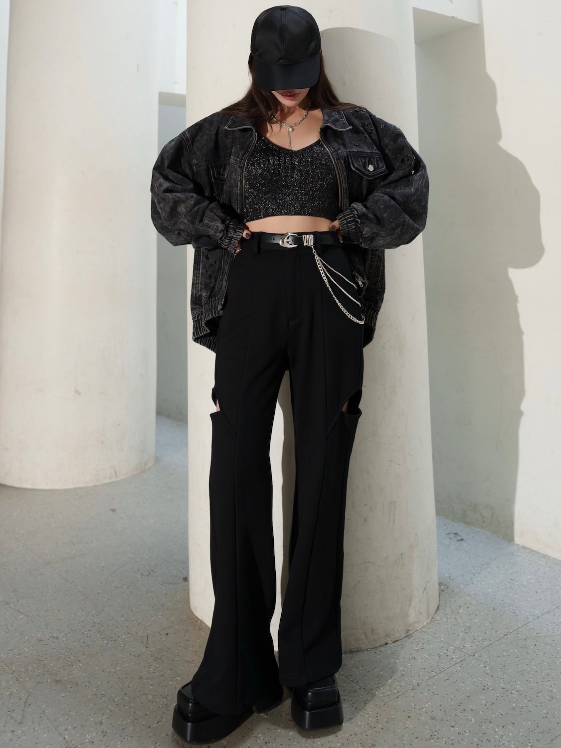 サイドホール Sweat スラックス