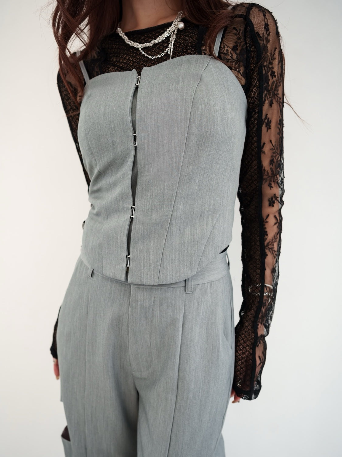 Front Hook Corset Bustier