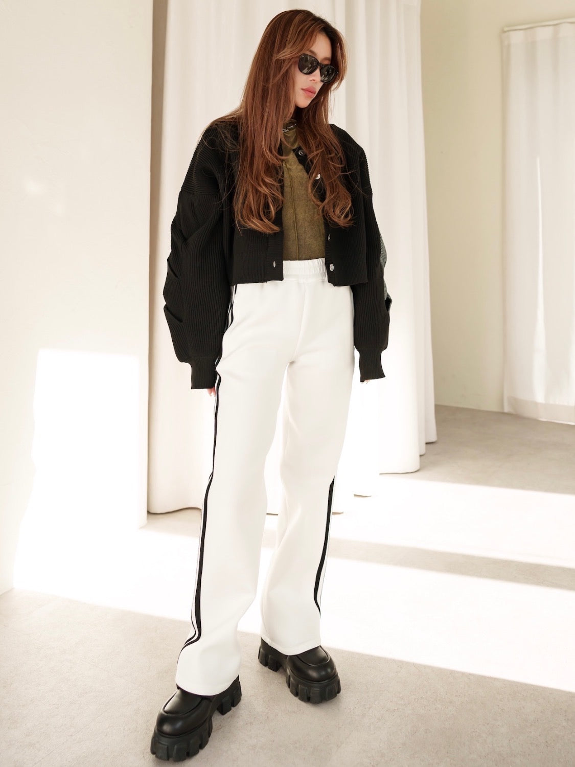 MODEL:159cm<br>COLOR:ブラック