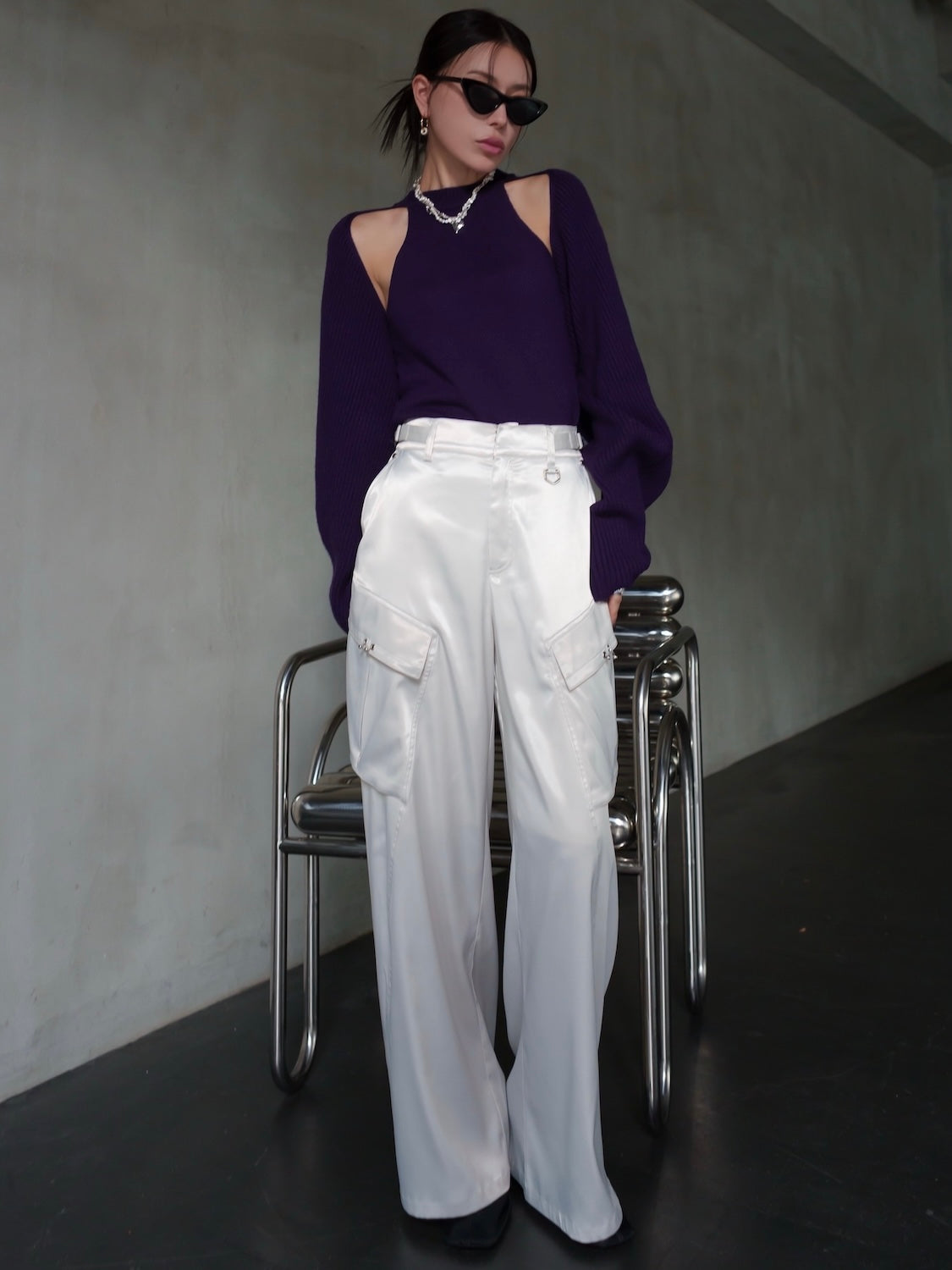 Bolero ドッキング ニット トップス