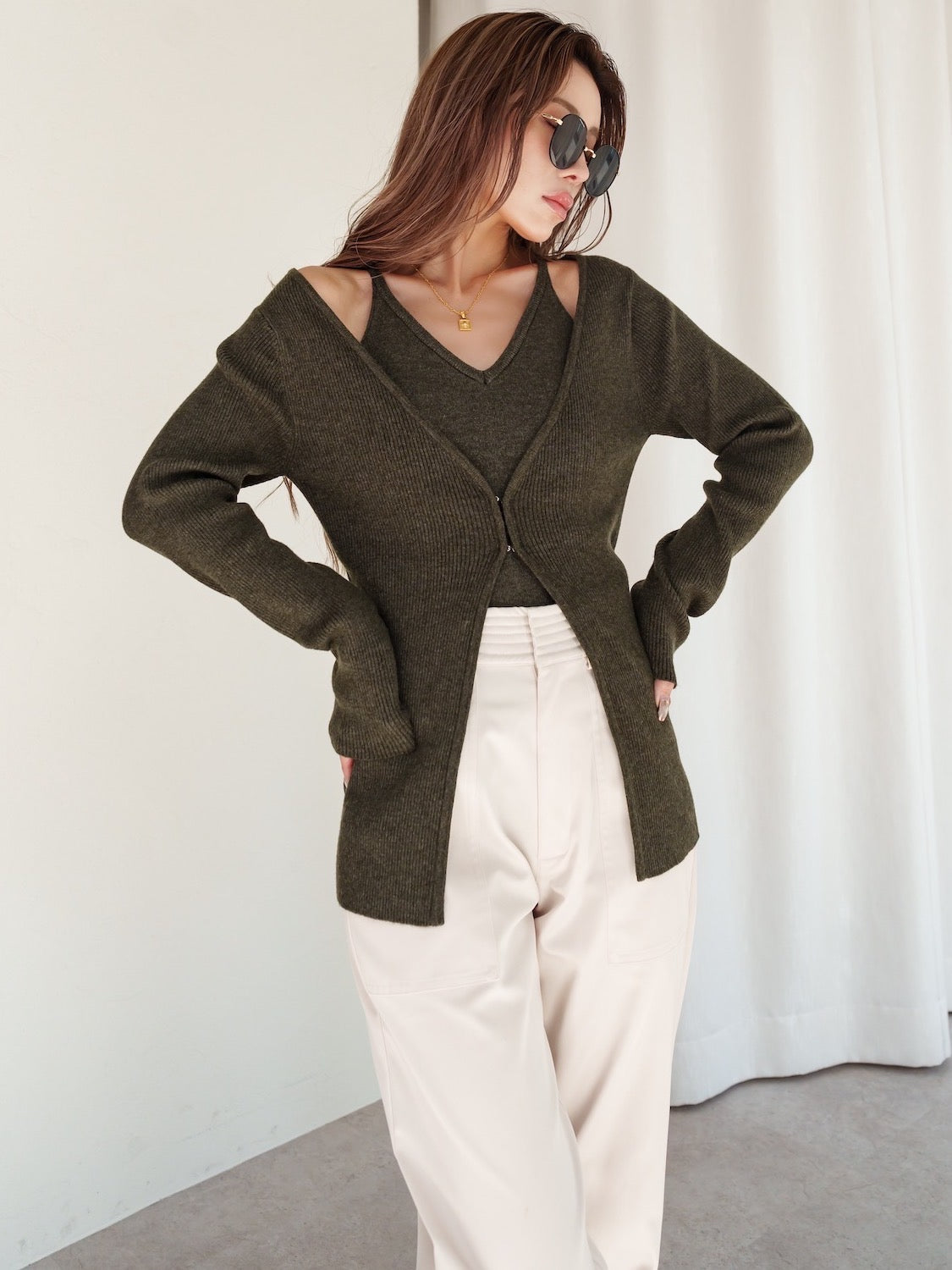 アンサンブル Knit トップス