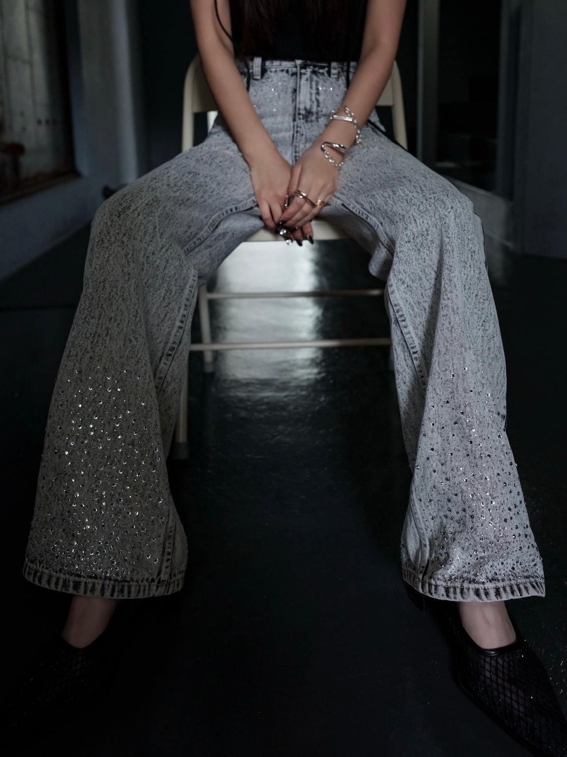 グラデストーン ストレート DENIM