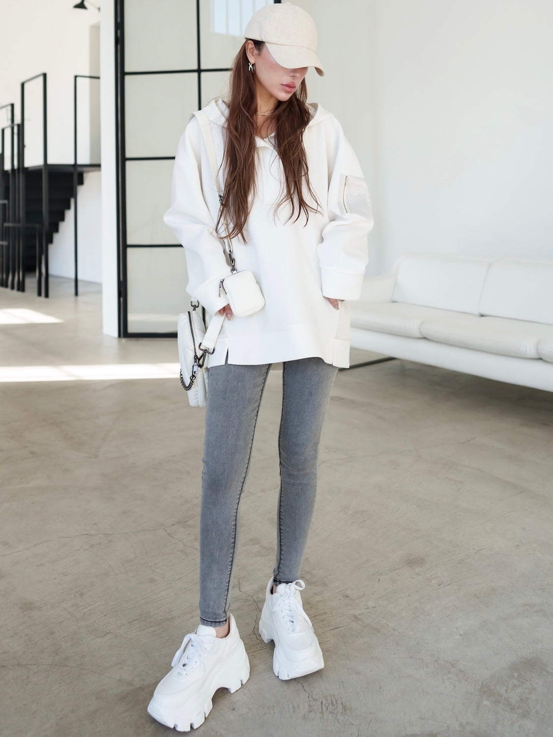 Stretch Gray Skinny