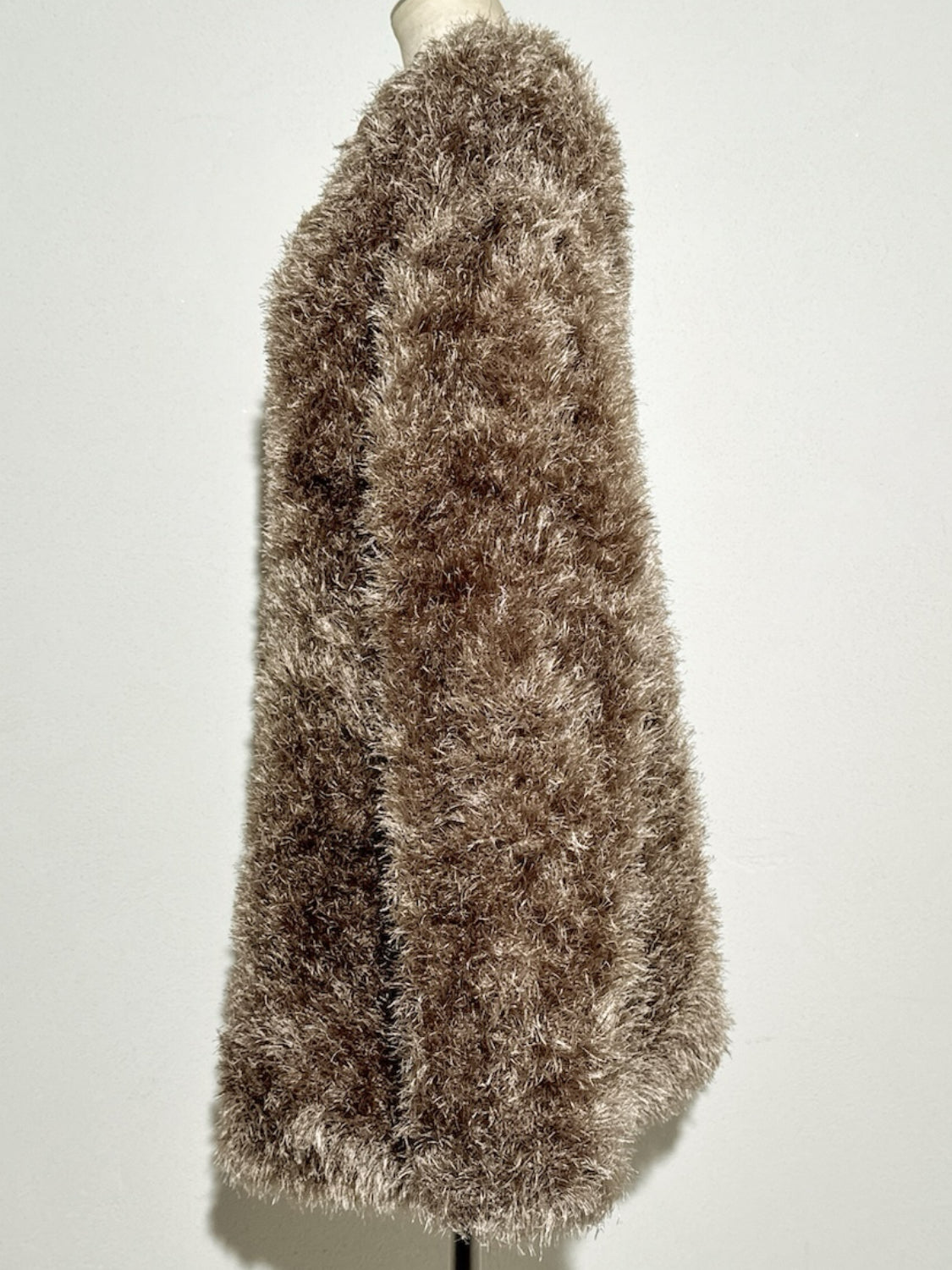 Vネック シャギーKNIT&マフラー Set