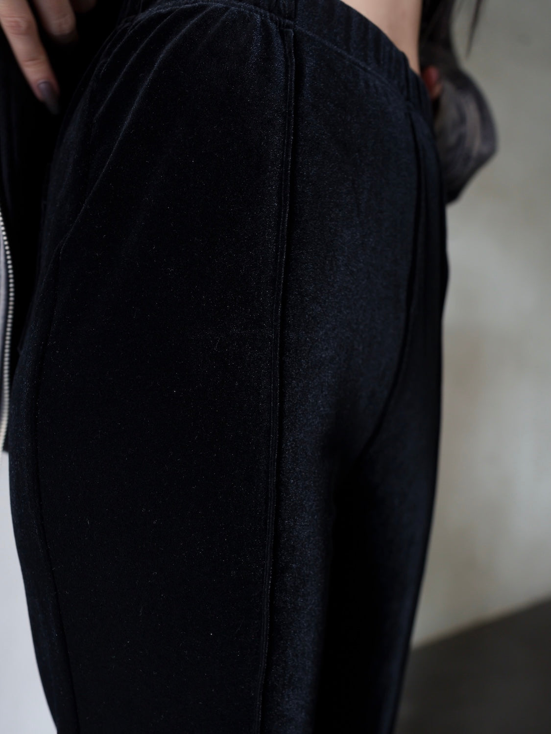 Relax フレア ベロアパンツ