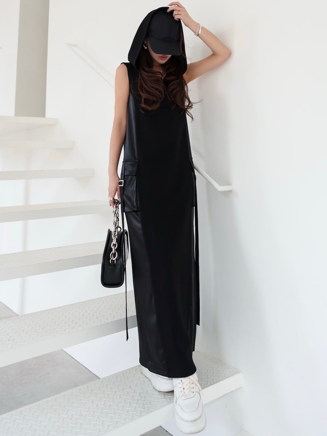 MODEL:159cm<br>COLOR:ブラック