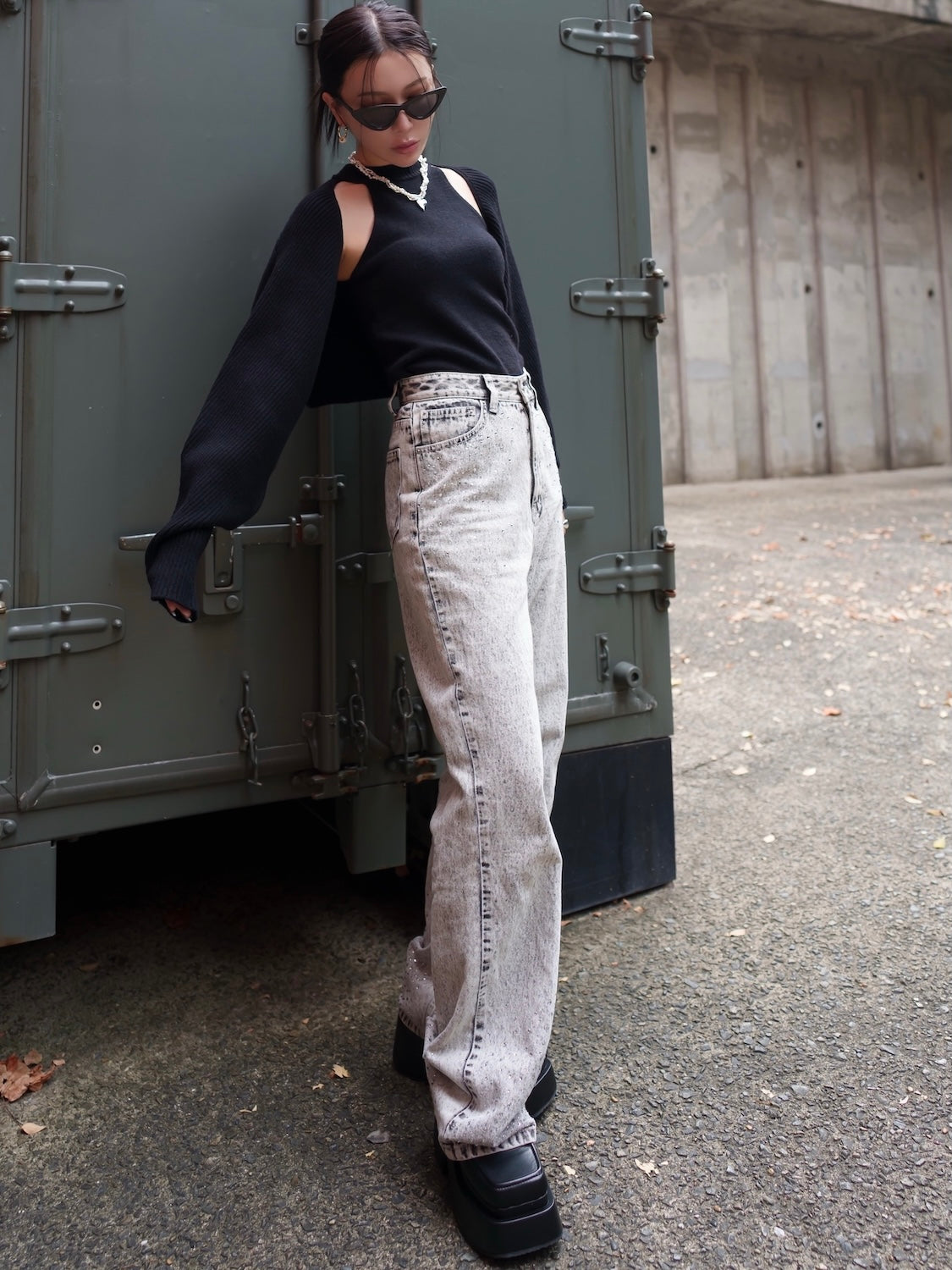 Bolero ドッキング ニット トップス