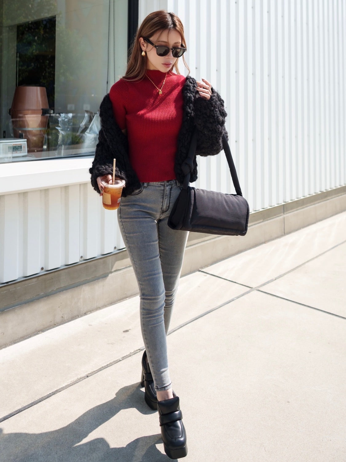 Stretch Gray Skinny