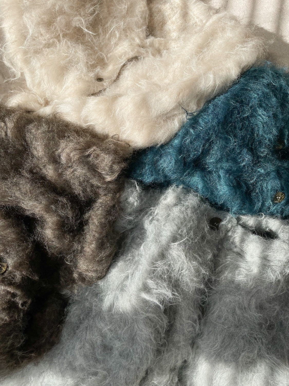 Wool Fur Cardigan