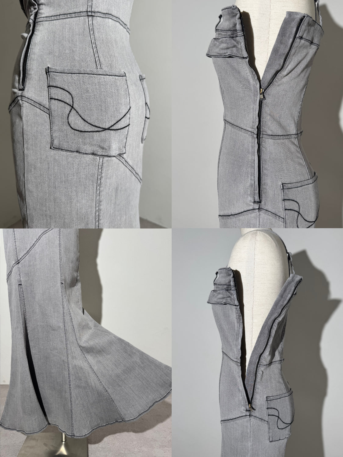 マーメイド DENIM DRESS