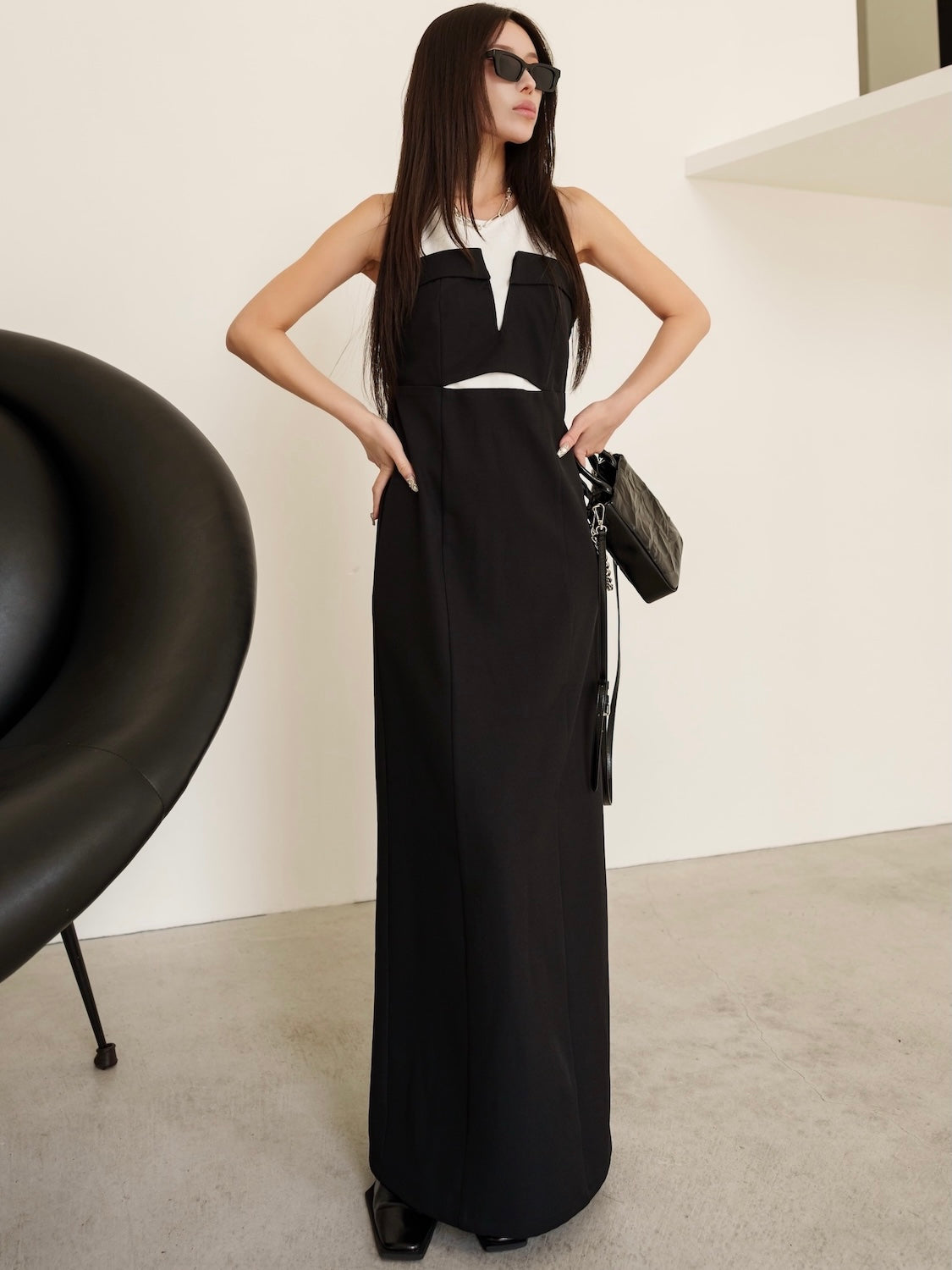 MODEL:159cm<br>COLOR:ブラック