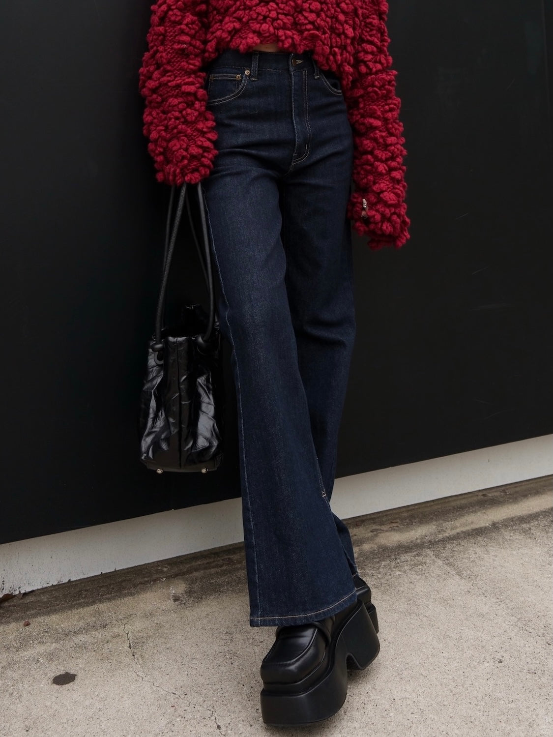 ワイド デニム Pants