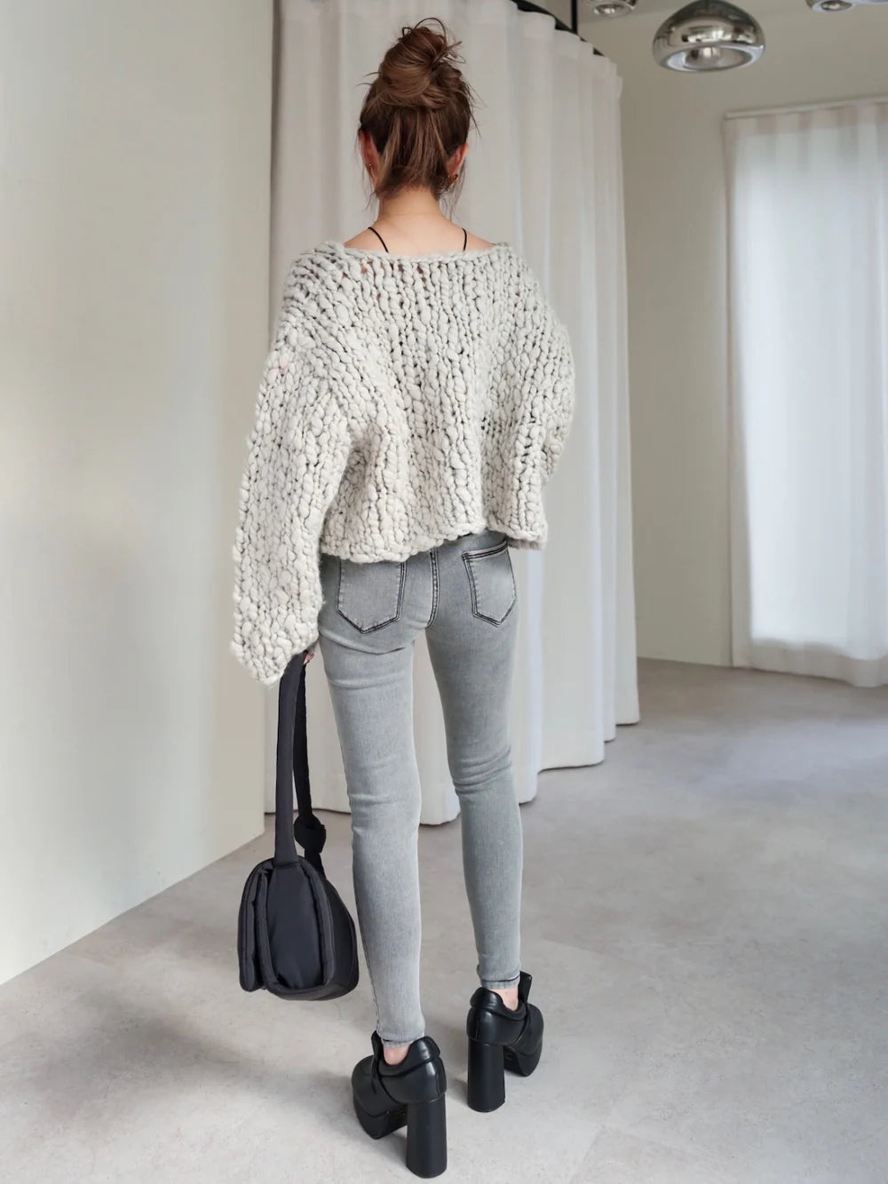 パファー Nylon ショルダーバッグ