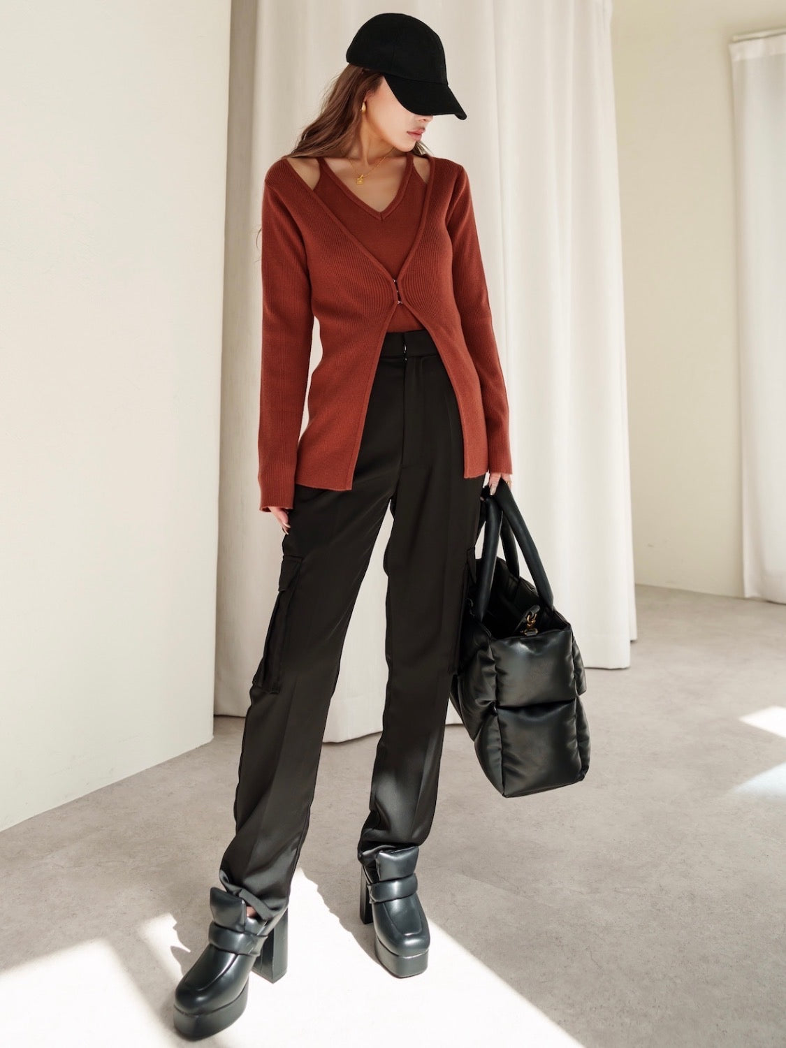 アンサンブル Knit トップス