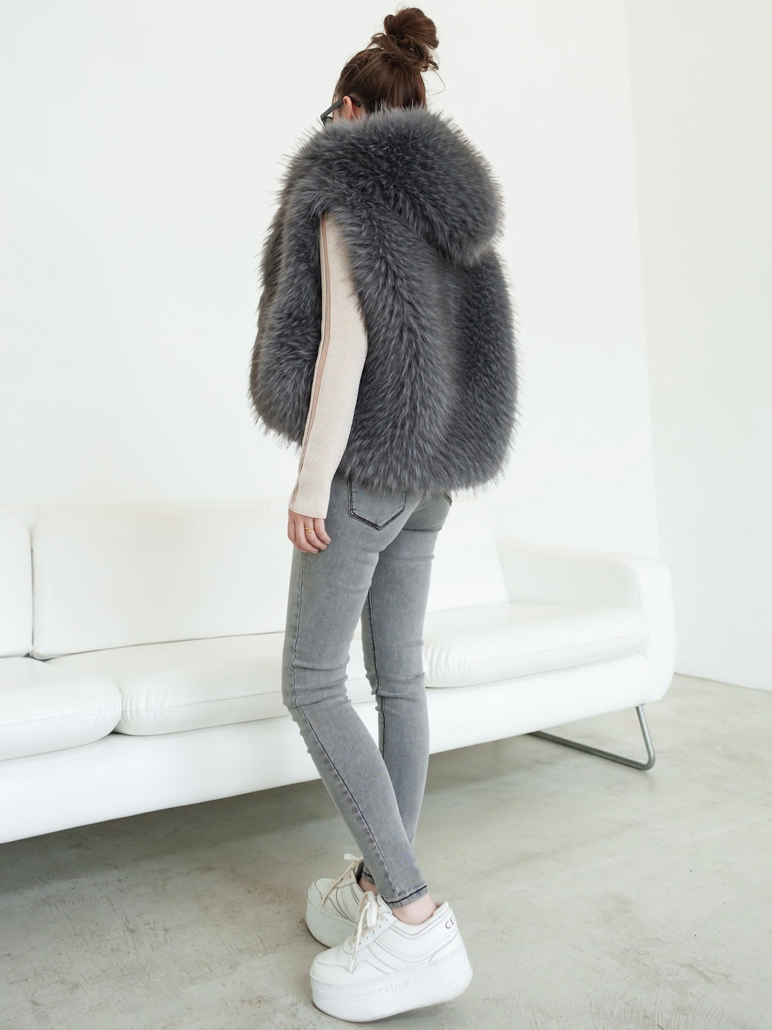 Stretch Gray Skinny