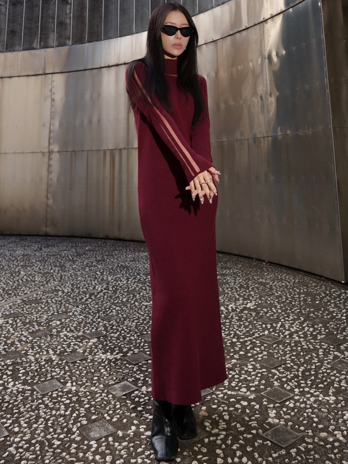 シアーライン KNIT ワンピース