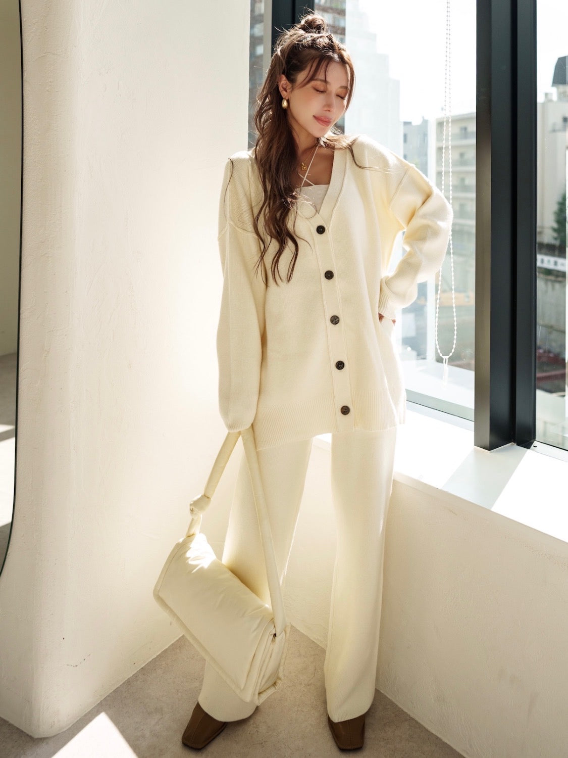 Puffer Nylon Shoulder Bag